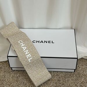 Empty CHANEL Box with Ribbon